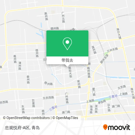 忠观悦府-A区地图