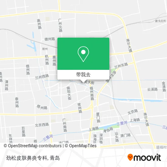 劲松皮肤鼻炎专科地图