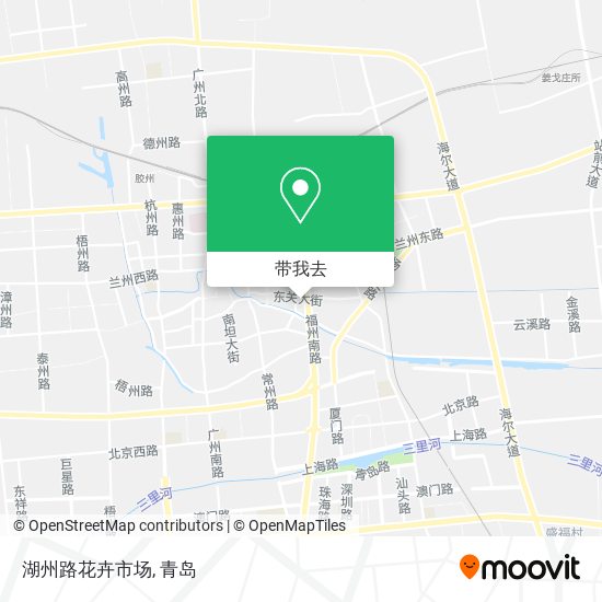 湖州路花卉市场地图