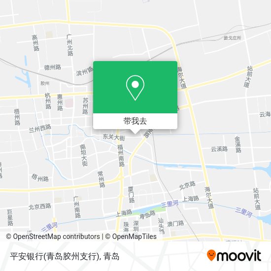 平安银行(青岛胶州支行)地图