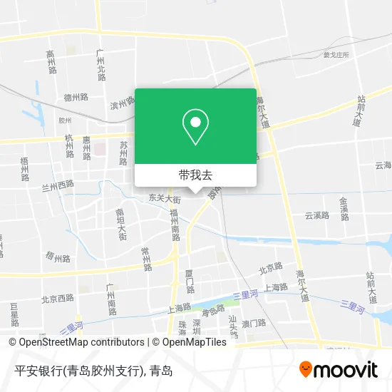 平安银行(青岛胶州支行)地图