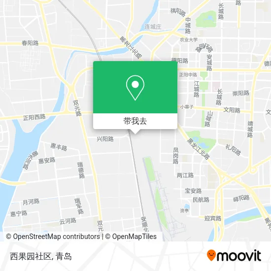 西果园社区地图