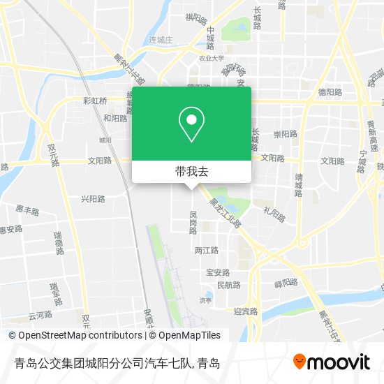 青岛公交集团城阳分公司汽车七队地图