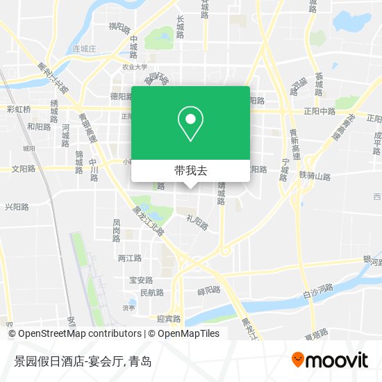 景园假日酒店-宴会厅地图
