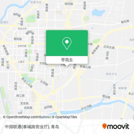 中国联通(泰城路营业厅)地图