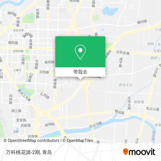 万科桃花源-2期地图