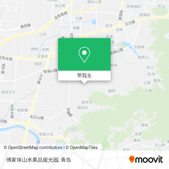 傅家埠山水果品观光园地图