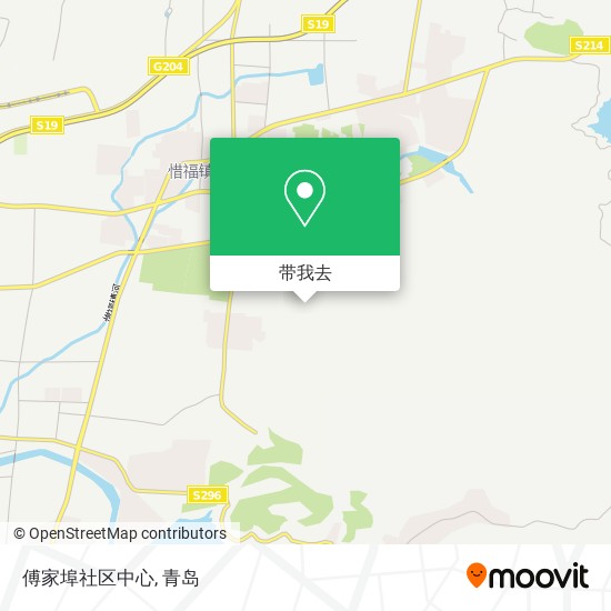 傅家埠社区中心地图