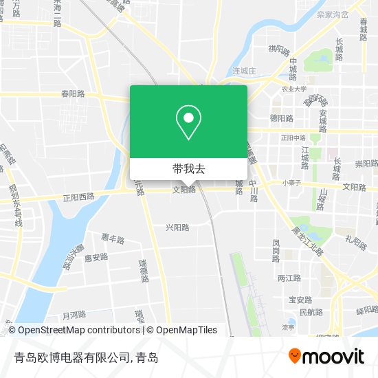青岛欧博电器有限公司地图