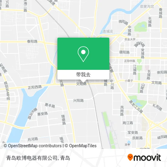 青岛欧博电器有限公司地图