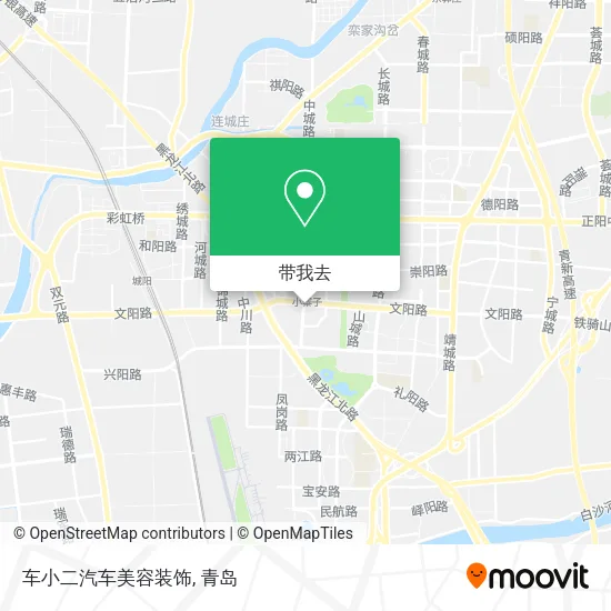 车小二汽车美容装饰地图