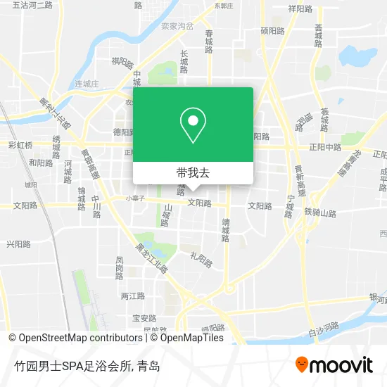 竹园男士SPA足浴会所地图