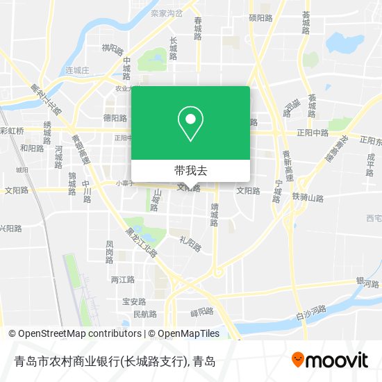 青岛市农村商业银行(长城路支行)地图