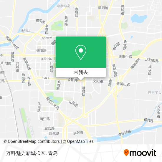 万科魅力新城-D区地图
