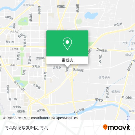 青岛颐德康复医院地图