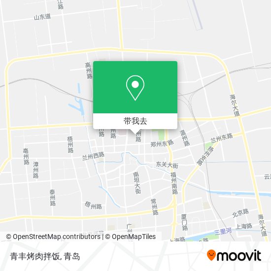 青丰烤肉拌饭地图