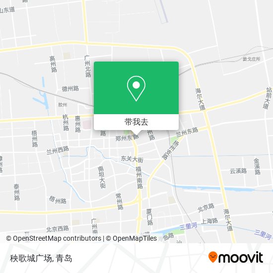 秧歌城广场地图
