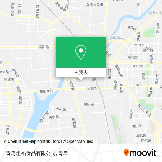 青岛坦福食品有限公司地图