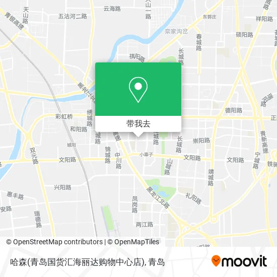 哈森(青岛国货汇海丽达购物中心店)地图