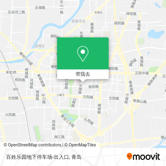 百姓乐园地下停车场-出入口地图