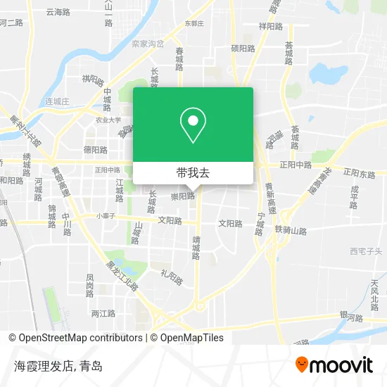 海霞理发店地图