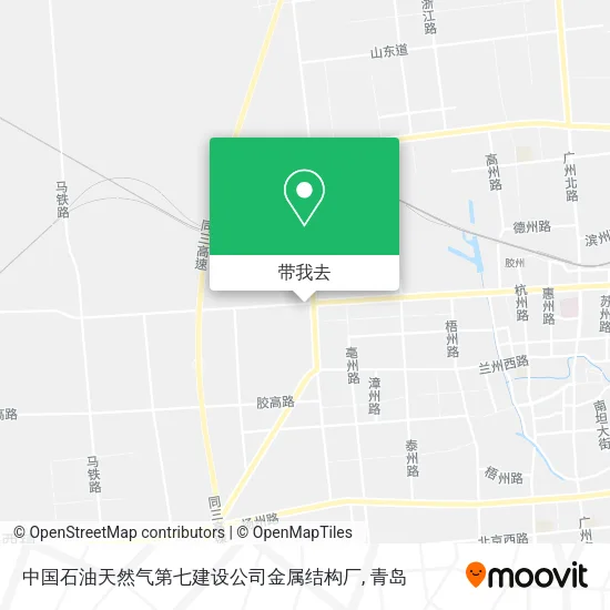 中国石油天然气第七建设公司金属结构厂地图