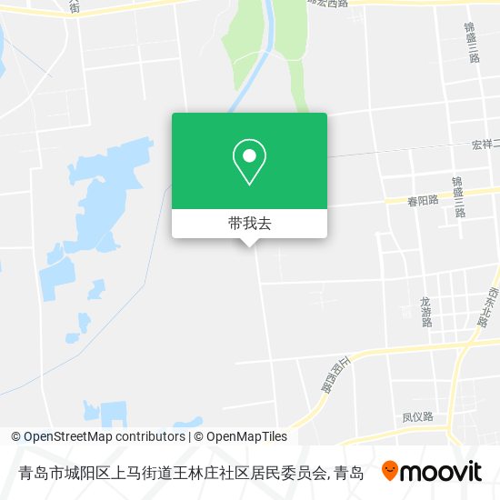 青岛市城阳区上马街道王林庄社区居民委员会地图
