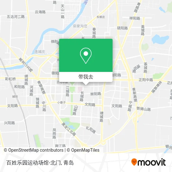 百姓乐园运动场馆-北门地图