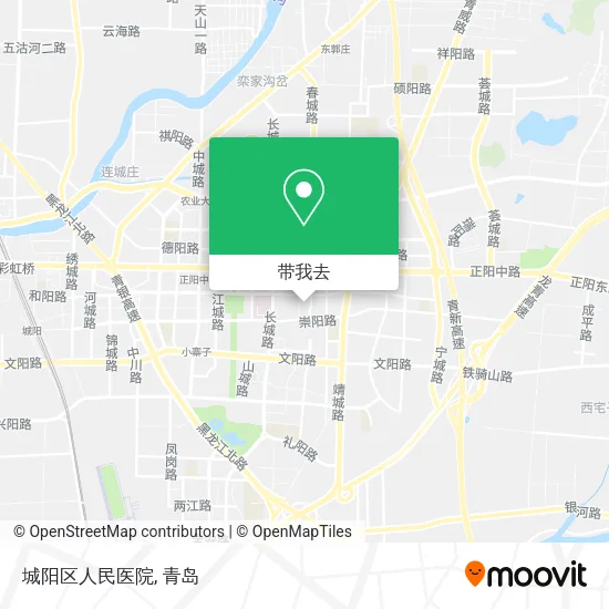 城阳区人民医院地图