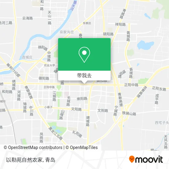 以勒苑自然农家地图