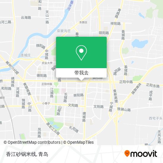 香江砂锅米线地图