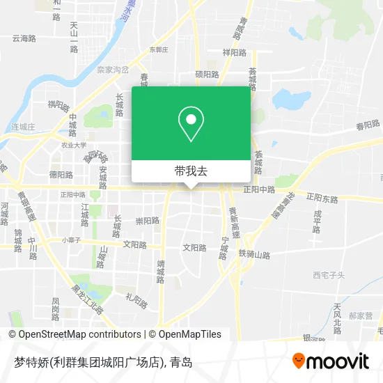 梦特娇(利群集团城阳广场店)地图