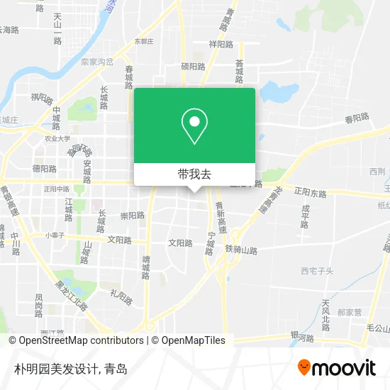 朴明园美发设计地图