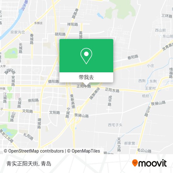 青实正阳天街地图
