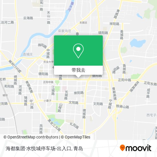 海都集团·水悦城停车场-出入口地图