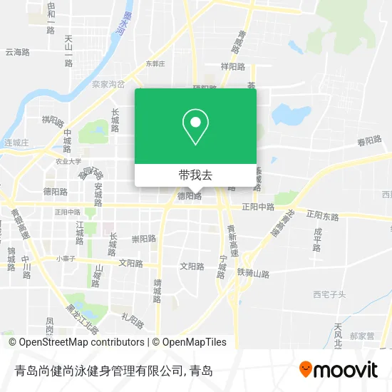 青岛尚健尚泳健身管理有限公司地图