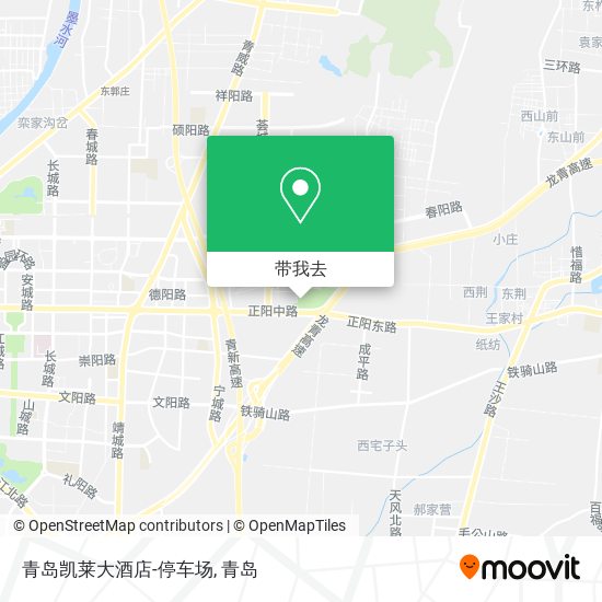 青岛凯莱大酒店-停车场地图