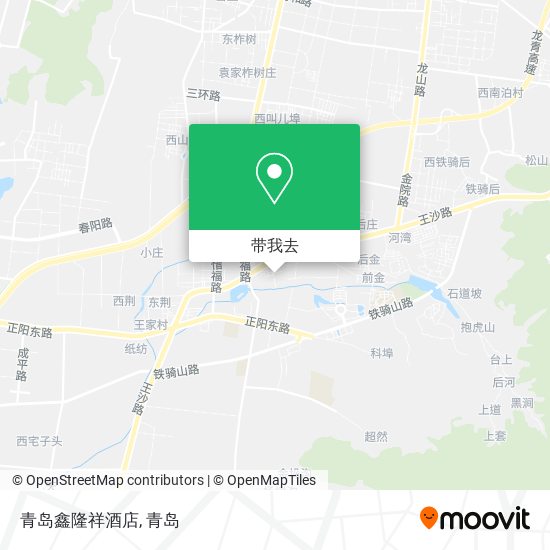 青岛鑫隆祥酒店地图