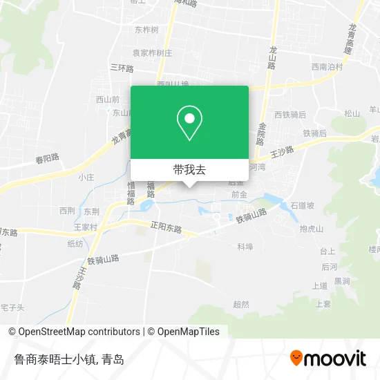 鲁商泰晤士小镇地图