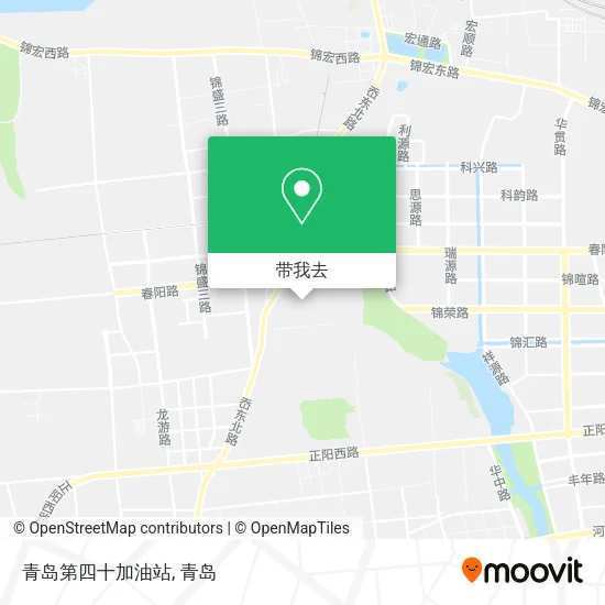 青岛第四十加油站地图