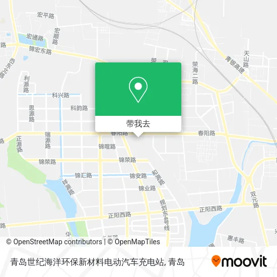 青岛世纪海洋环保新材料电动汽车充电站地图