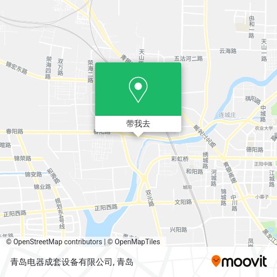 青岛电器成套设备有限公司地图