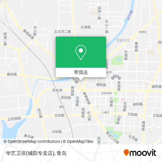 华艺卫浴(城阳专卖店)地图