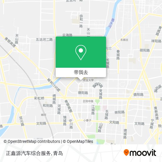 正鑫源汽车综合服务地图