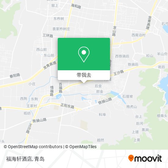 福海轩酒店地图