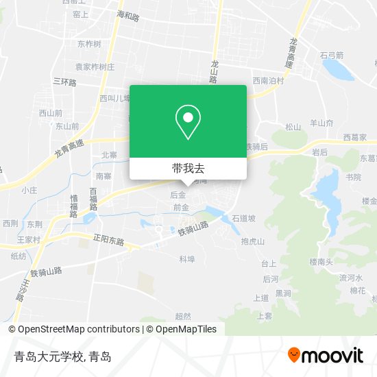 青岛大元学校地图