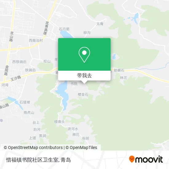 惜福镇书院社区卫生室地图