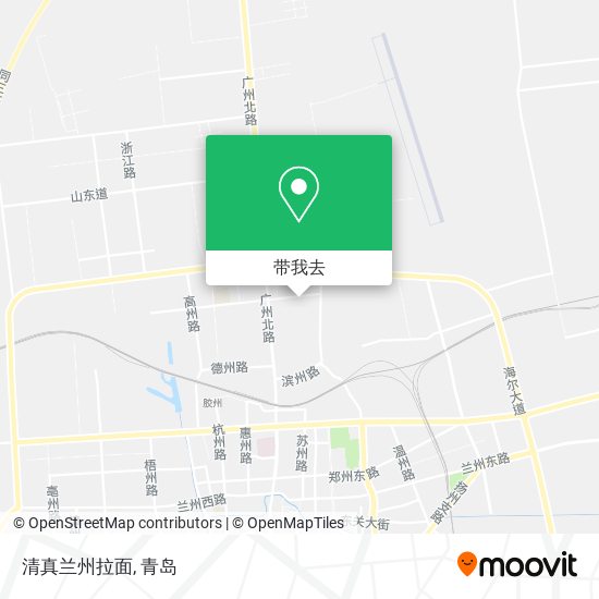 清真兰州拉面地图