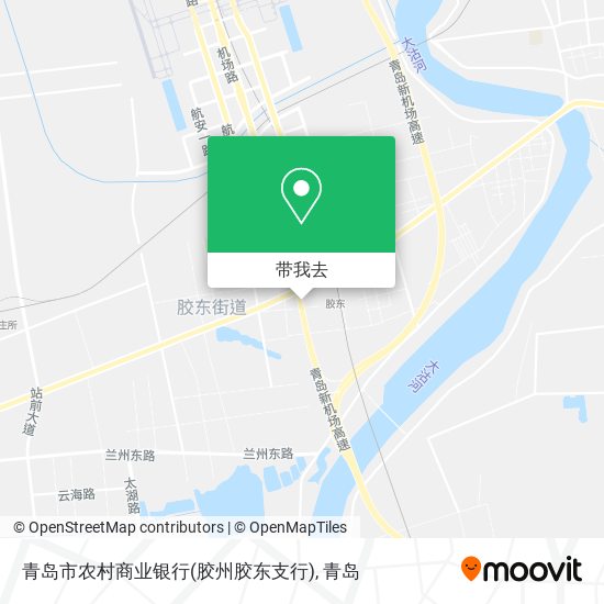 青岛市农村商业银行(胶州胶东支行)地图