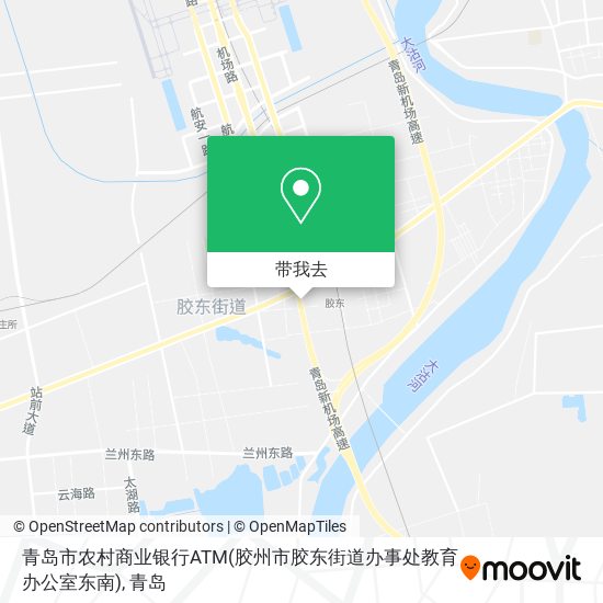 青岛市农村商业银行ATM(胶州市胶东街道办事处教育办公室东南)地图